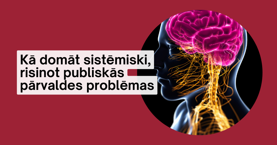 Kā domāt sistēmiski, risinot publiskās pārvaldes problēmas