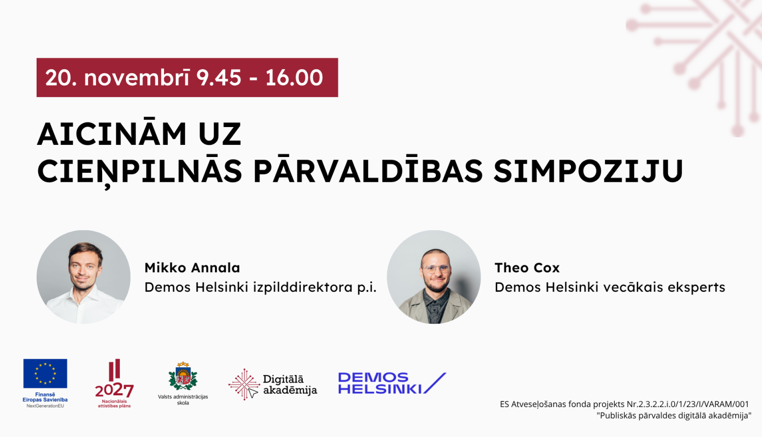 Cieņpilnas pārvaldības simpozijs